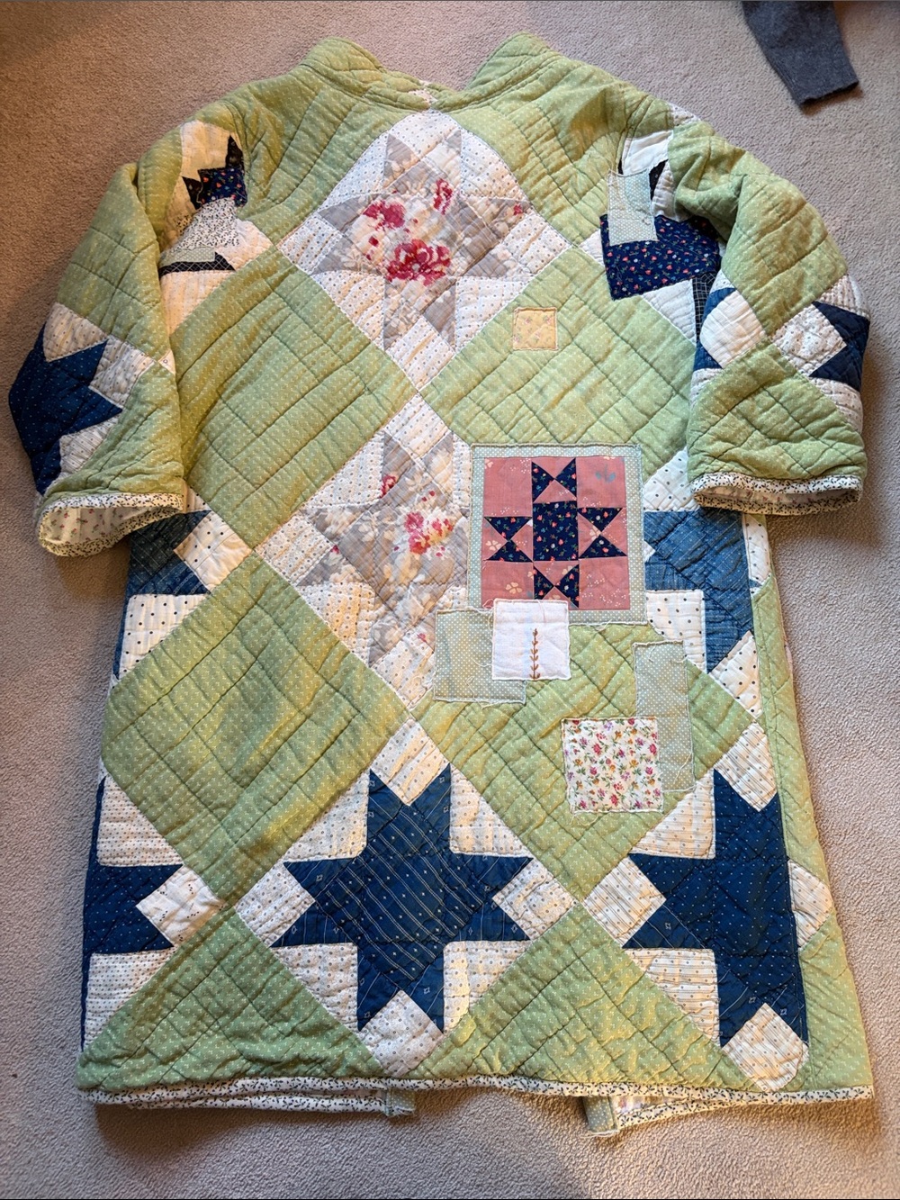 Handmade Quilted Parka - Picture 4 of 9